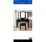 میزآرایش صندلی کلاسیک مشکی جذاب