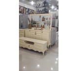 آینه کنسول ست میز تی وی جاکفشی کرمی