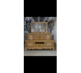 آینه کنسول ست میز تی وی خودرنگ حصیری