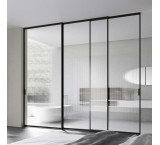 درب شیشه ای ریلی کشویی اکسیدال