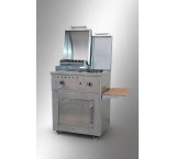 باربیکیو گازی موتوردار . کباب پز سیخ گردان