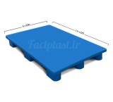 پالت پلاستیکی 80*120 رویه صاف