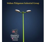 تولید و ساخت انواع پایه‌ روشنایی 8 وجهی و لوله‌ای