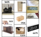 Types of Digital Promotional Desk Clocks with Logo Printing Option