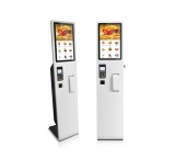 22-Inch Smart Restaurant Stand | Automatic Order Registration Kiosk