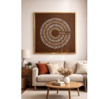 تابلو خوشنویسی هنری با ورق طلا (سفارشی و آماده)