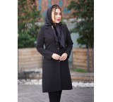 فروش مانتو اداری فیونا یقه انگلیسی آستر دار کد 341