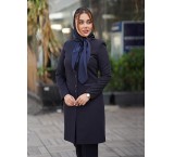 فروش مانتو اداری فیونا یقه هفت آستر دار کد 342