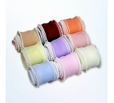 Pearl-Edged Silk Ribbon