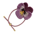 Horflat Brand Felt Bracelet with Violet Design