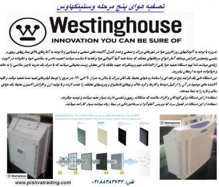 Air purifier Westinghouse, filters Washable
