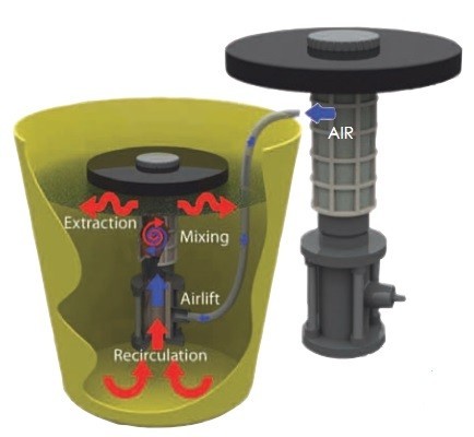 Vermicompost and tea compost, powder, azolla, etc. algae extract
