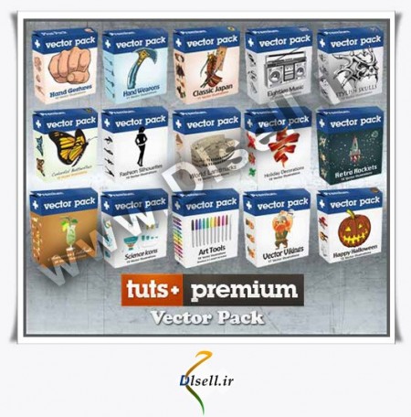 مجموعه عظیم وکتورهای اسلیمی و گرافیکی
