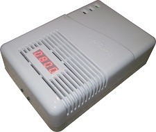 Warning, gas leak, urban and carbon monoxide