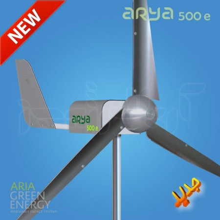 Wind turbine generating electricity
