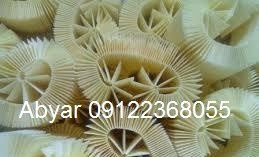 تولید و پخش کاغذ چین شده فیلتر هوا