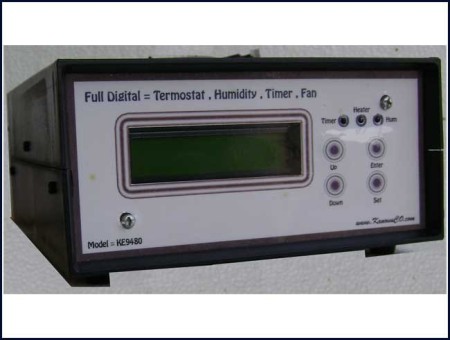 Automation of temperature and humidity with digital timer model 9480