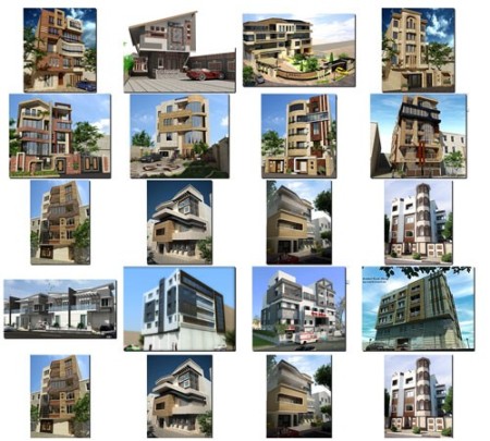 Do the design of the facade