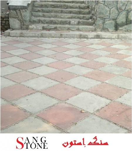 Stone concrete flooring