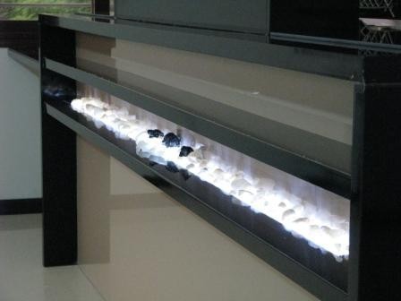 Cabinets all MDF, glass, glossy, leave