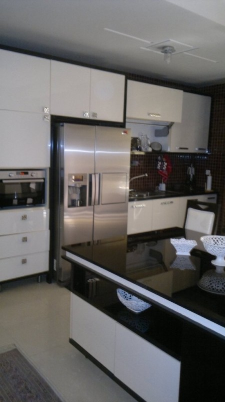 Cabinets all MDF, glass, glossy, leave