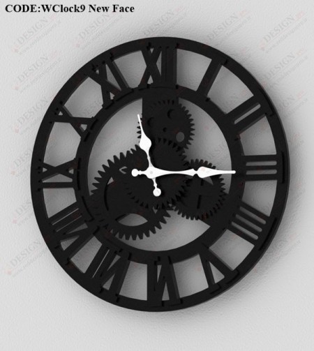 ساعت دیواری چرخ دنده