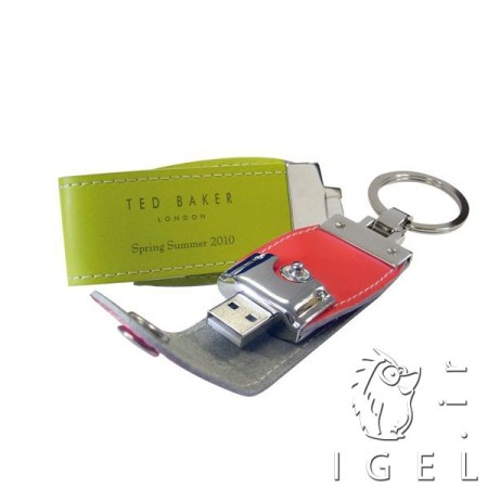 فلش مموری چرمی دکمه ای