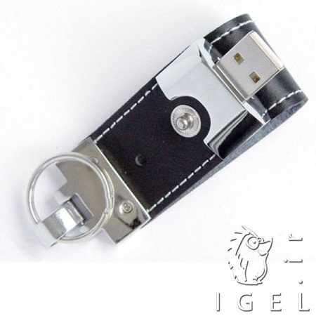 فلش مموری چرمی دکمه ای