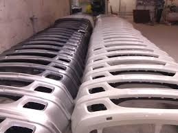 Raw and painted Pride grille