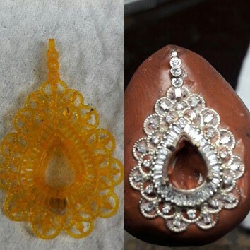 پرینتر سه بعدی طلا و جواهر مینیاتور