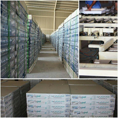 شرکت مروارید بندر پل تولیدکننده پانل و تایل گچی(Gypol)