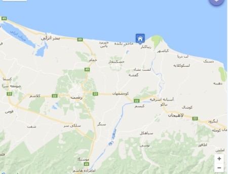 Land for sale price - the location and excellent condition directly-North(زیباکنار)