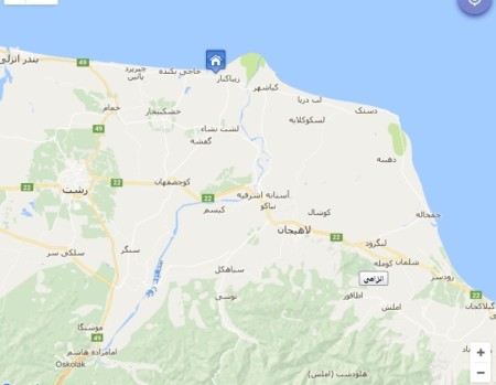 Land for sale price - the location and excellent condition directly-North(زیباکنار)