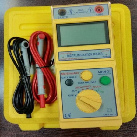 Device from( insulation test) 1000 V multimeter his role as the multimetrix MH401 construction Franc ...