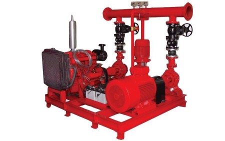 بوستر پمپ دور متغیر آبرسانی و دور ثابت آتش نشانی