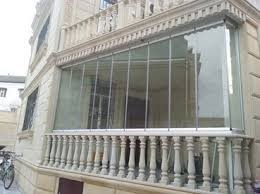 شیشه بالکنی تاشو،جمع شو، سکوریت ریلی، بالکن شیشه ای