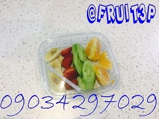 سالاد اسلایس مخلوط میوه ها تک نفری (پارادایس)