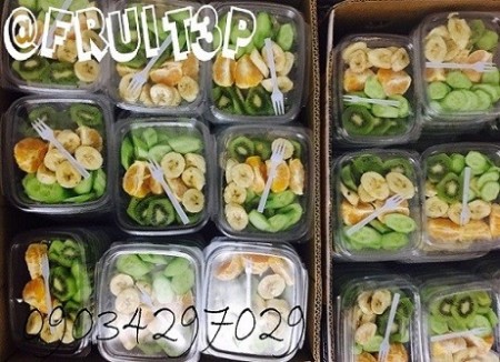 سالاد اسلایس مخلوط میوه ها تک نفری (پارادایس)