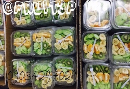 سالاد اسلایس مخلوط میوه ها تک نفری (پارادایس)