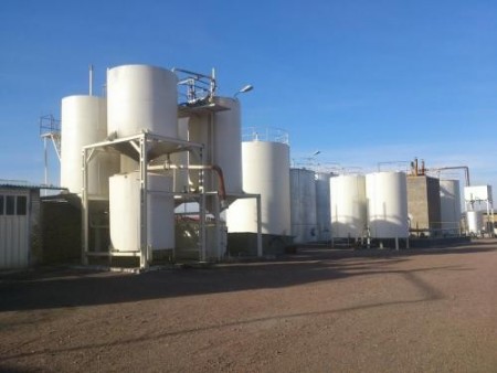 Sell oil filtration plant, construction