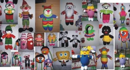 The doll texture, and the sack