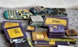 Recycling gold from scrap کامپیوتروموبایل and ..