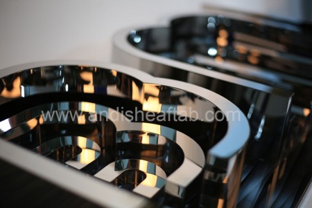 ساخت حروف استیل تابلو استیل به قیمت همکاری