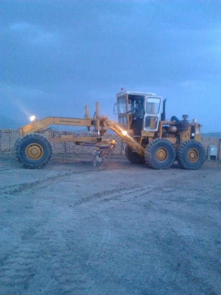 اجارهی گریدر14g Wake the machine rollers.