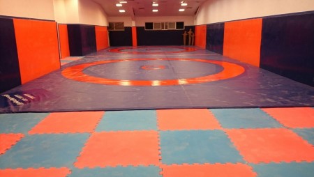 تشک کشتی و جودو و ورزشی و نصب ضربه گیر ورزشی