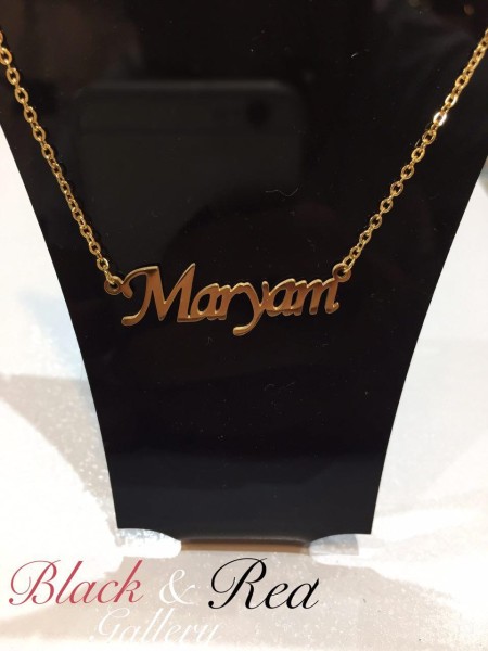 گردنبند استیل اسامی