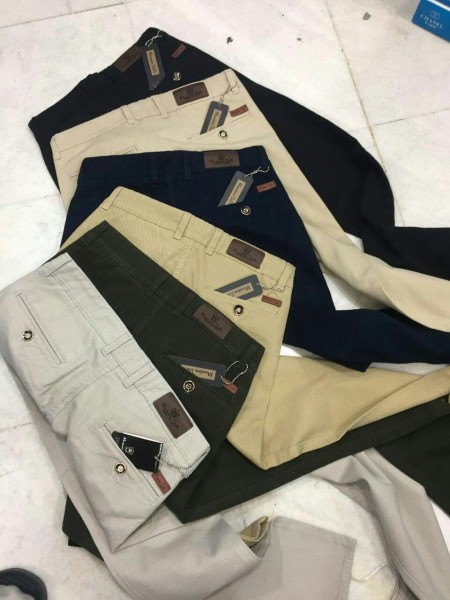 تولید و پخش شلوار کتان پر درجه یک و شلوار لی حوله ای به صورت عمده  در رنگبندی و سایز بندی کامل