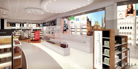 Making decor commercial, retail, administrative and cabinets, modern membrane