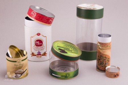 Cardboard cans and cylindrical cardboard packaging containers