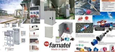Industrial electrical equipment, waterproof and Anti-dust فاماتل Spain